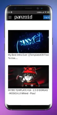 Panzoid - Intro Maker android App screenshot 1